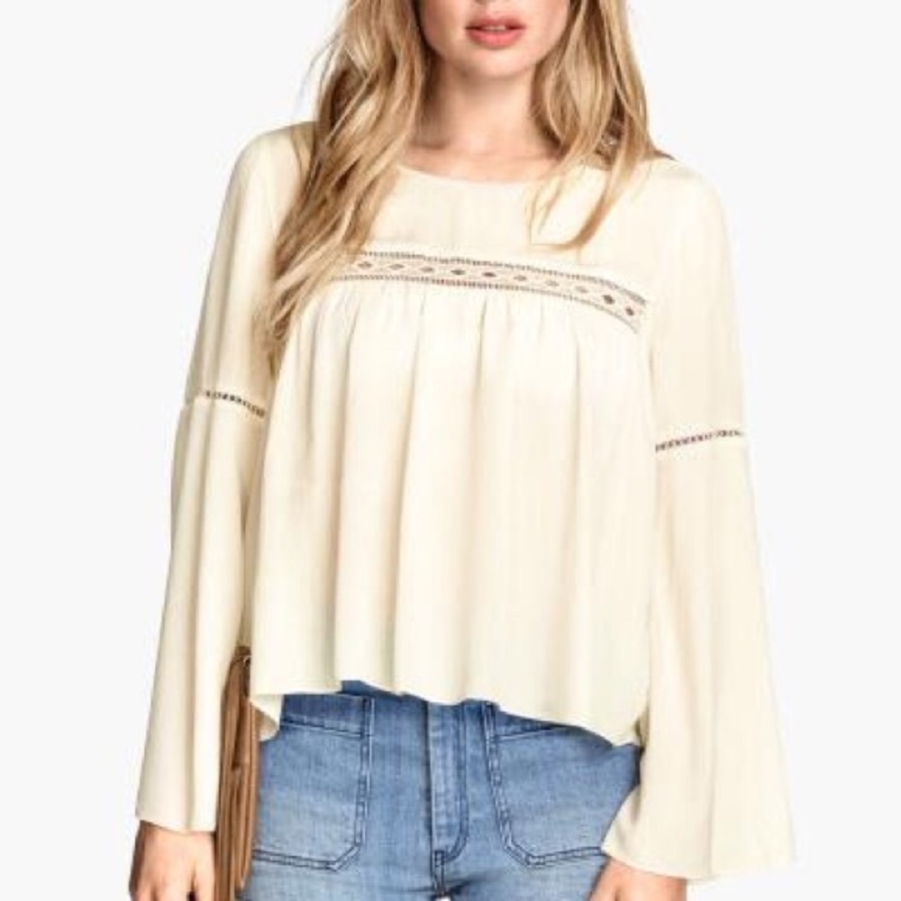 Brand new Blouse cream white freepeople style
